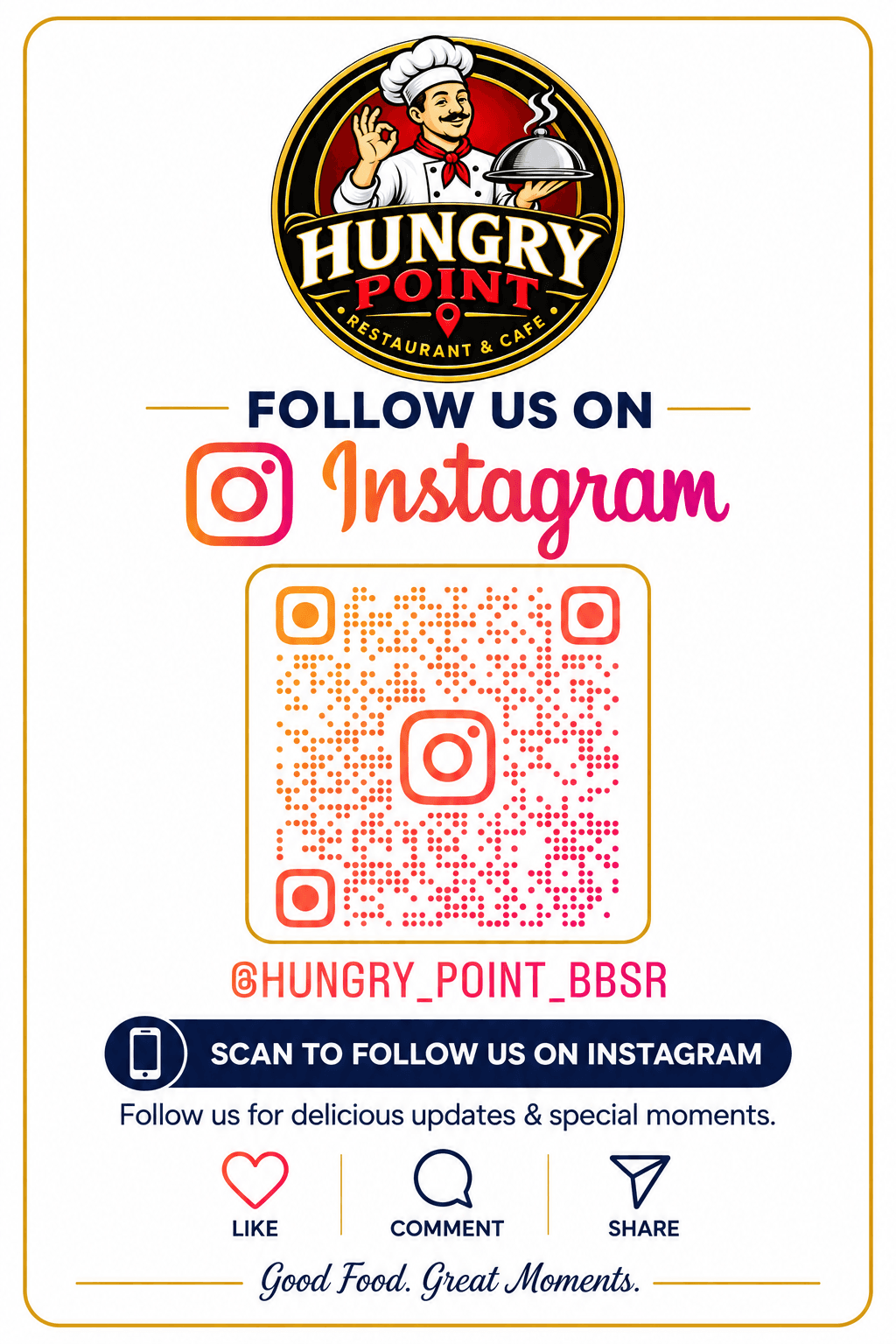 Hungry Point Instagram stand